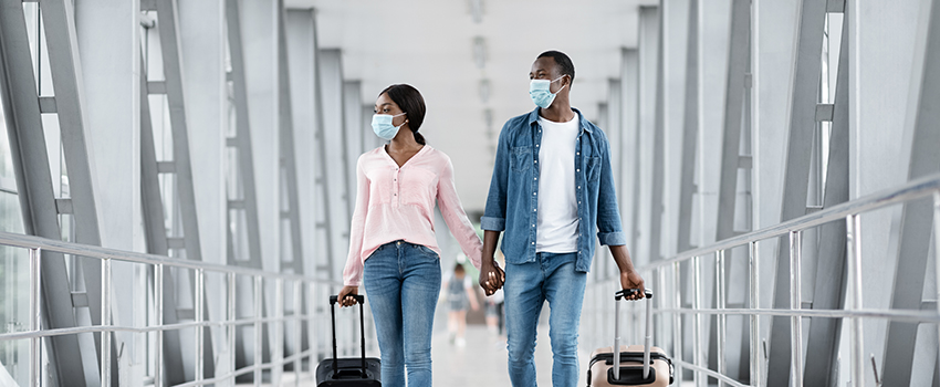 couple à l'aéroport